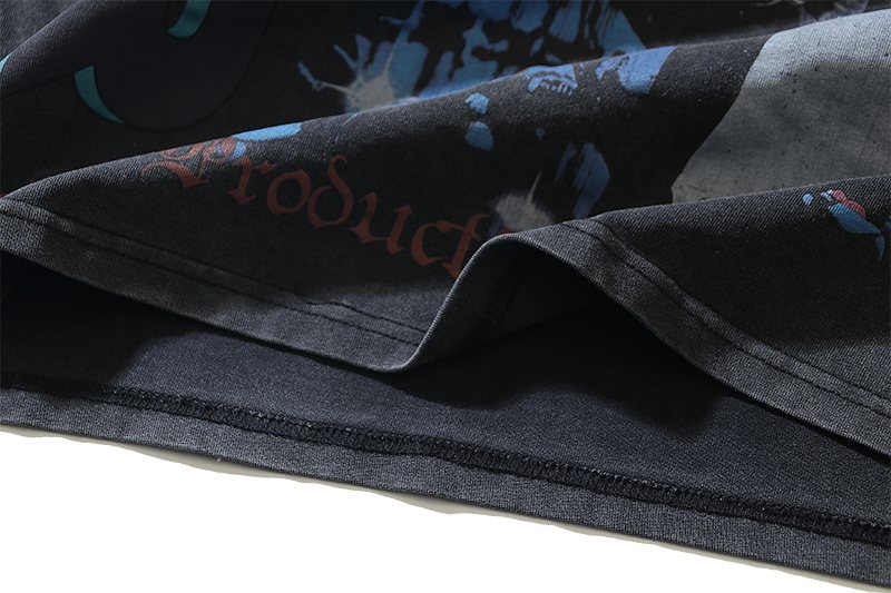 VALE USA Washed Michael Jackson Graphic T-Shirt — detail