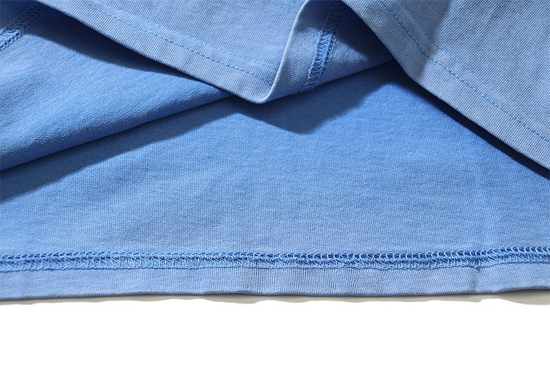 VALE USA Light Blue Rhinestone Graphic T-Shirt — detail