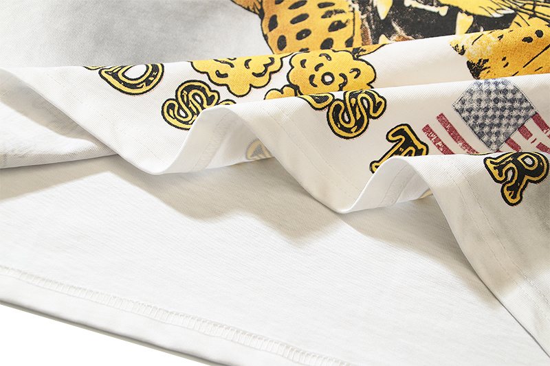VALE USA Leopard Tour Graphic T-Shirt — detail