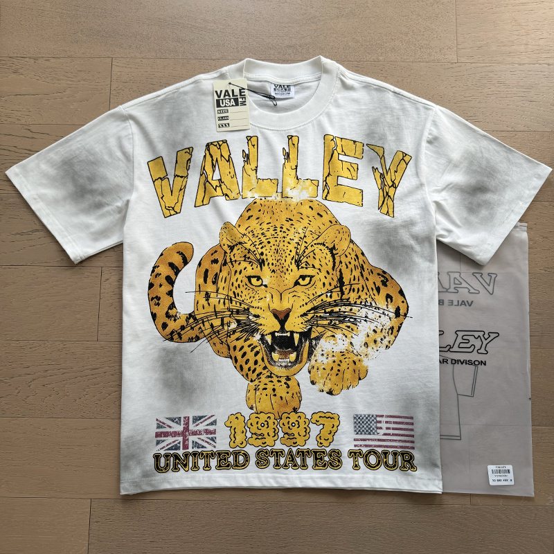 VALE USA Leopard Tour Graphic T-Shirt — context