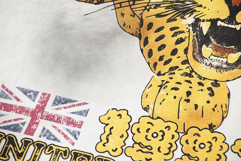 VALE USA Leopard Tour Graphic T-Shirt — detail