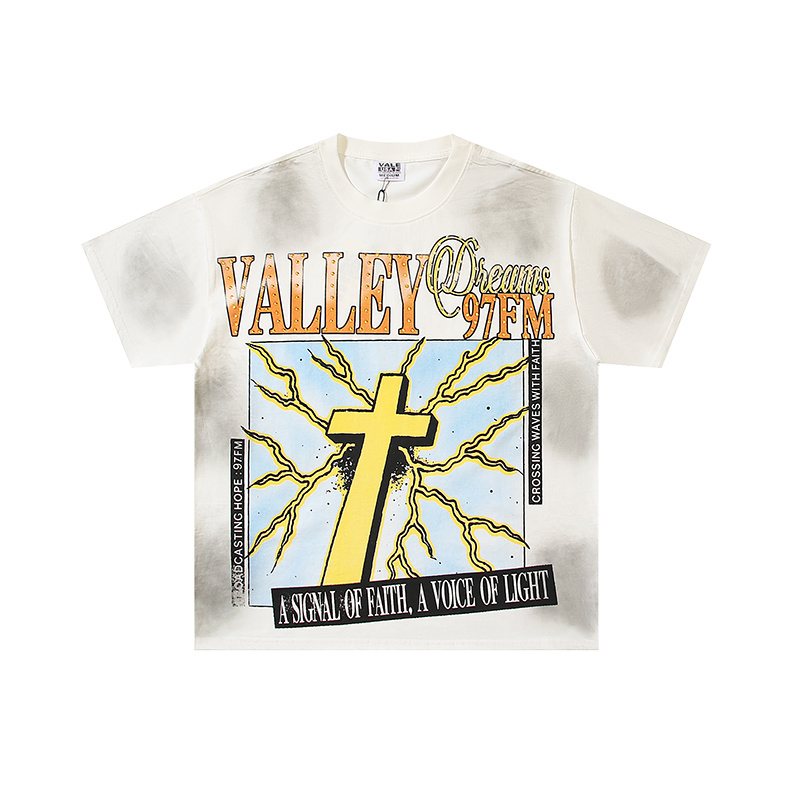 VALE USA Dreams Cross Rhinestone Graphic T-Shirt — hero