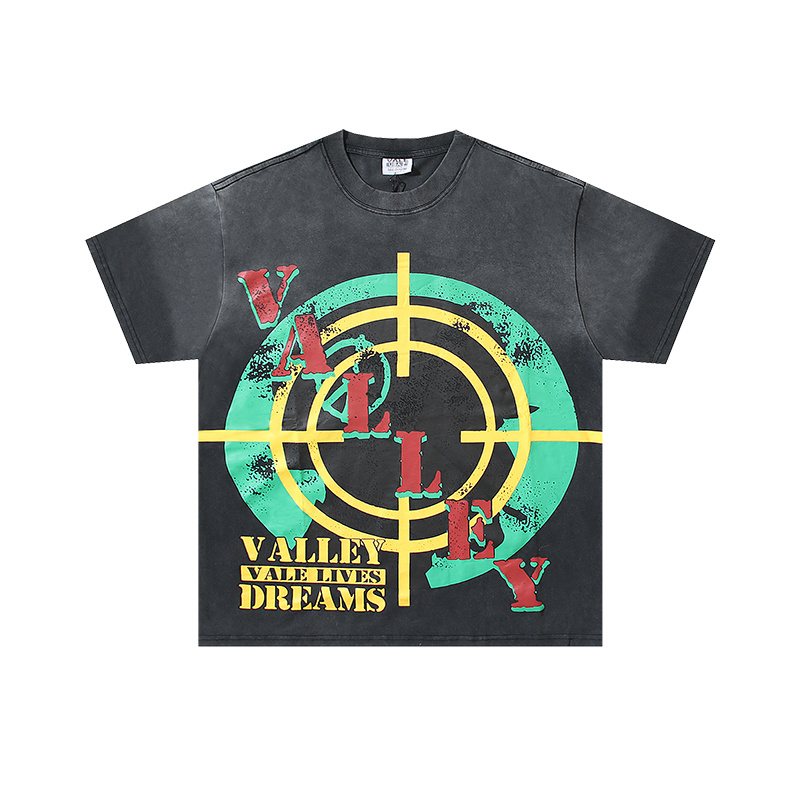 VALE USA Washed Lives Dreams Graphic T-Shirt — hero