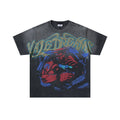 VALE USA Washed Black Front Graphic T-Shirt — hero