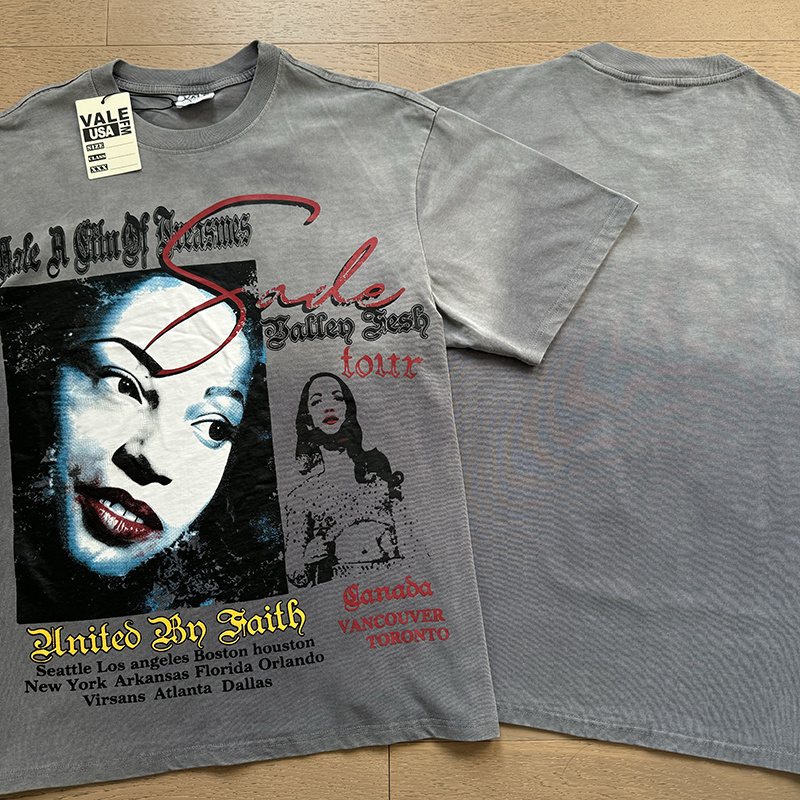 VALE USA Sade United By Faith Graphic T-Shirt — context