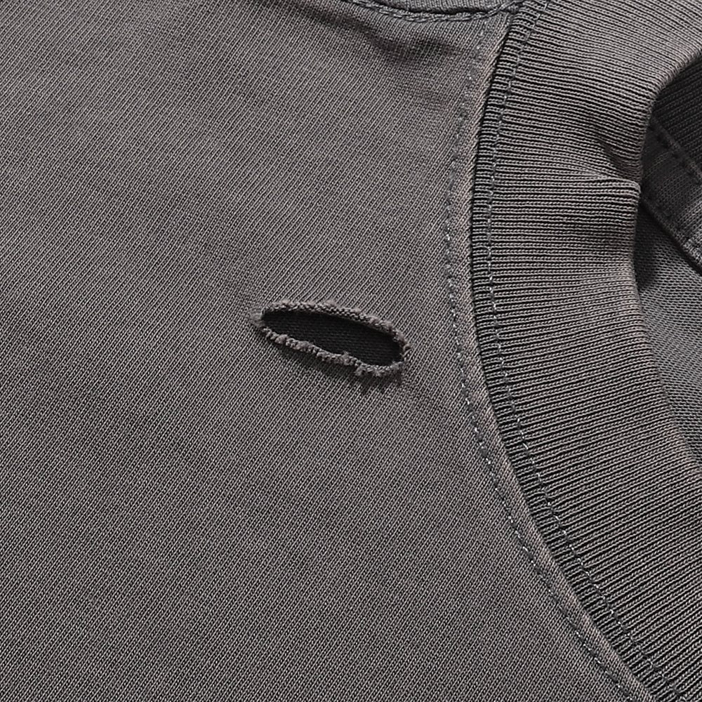 Rough Play Skeleton Rapper Graphic Short-Sleeve T-Shirt — detail