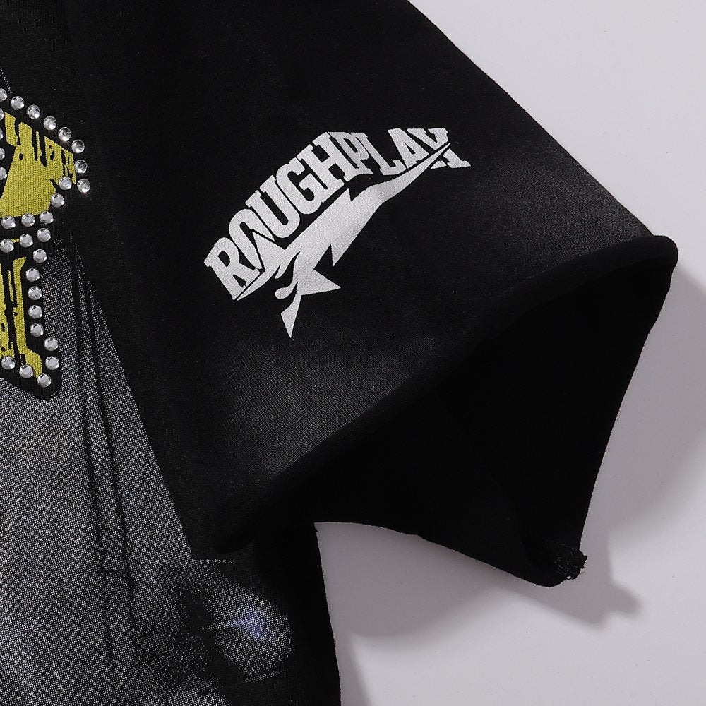 Rough Play Apocalyptic Gorilla Graphic T-Shirt — detail