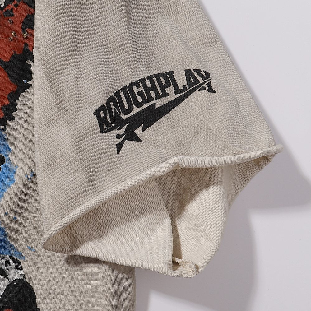 Rough Play Off-Road Truck Distressed T-Shirt — detail