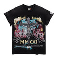 Rough Play Skeleton Cross Rhinestone Sleeveless T-Shirt — hero