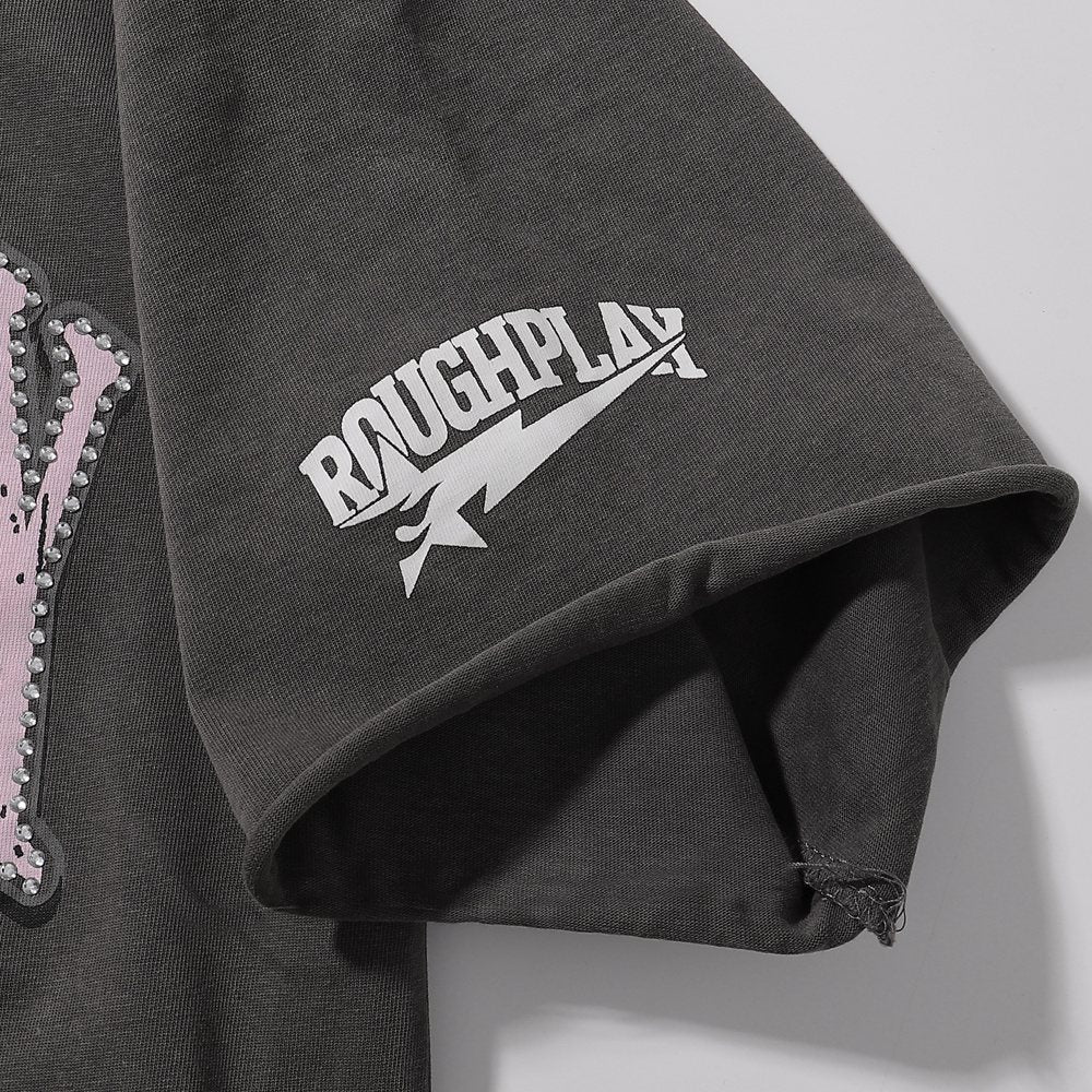 Rough Play Colorful Tour Skeleton Graphic T-Shirt — detail