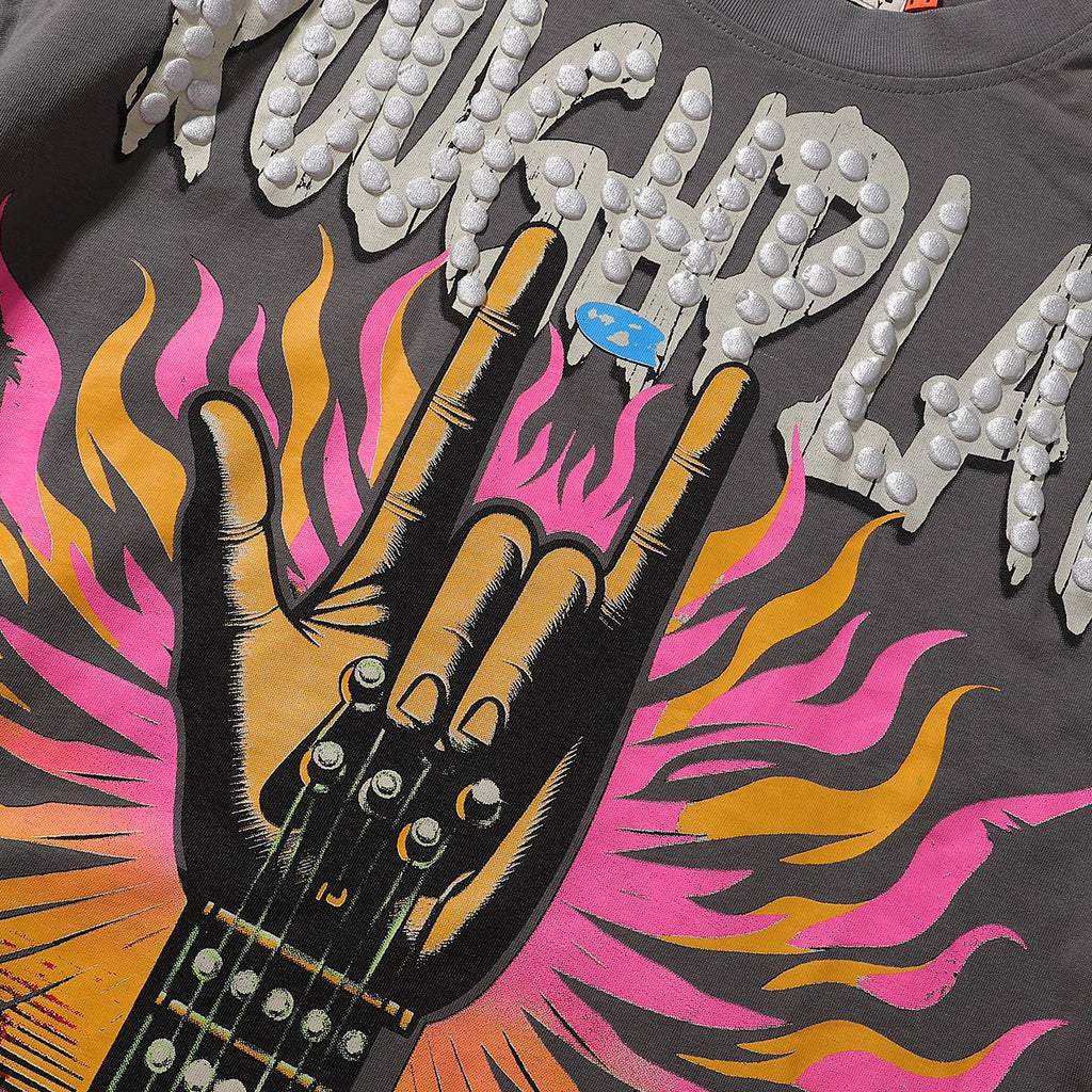 Rough Play Rock Graphic Long-Sleeve T-Shirt — detail