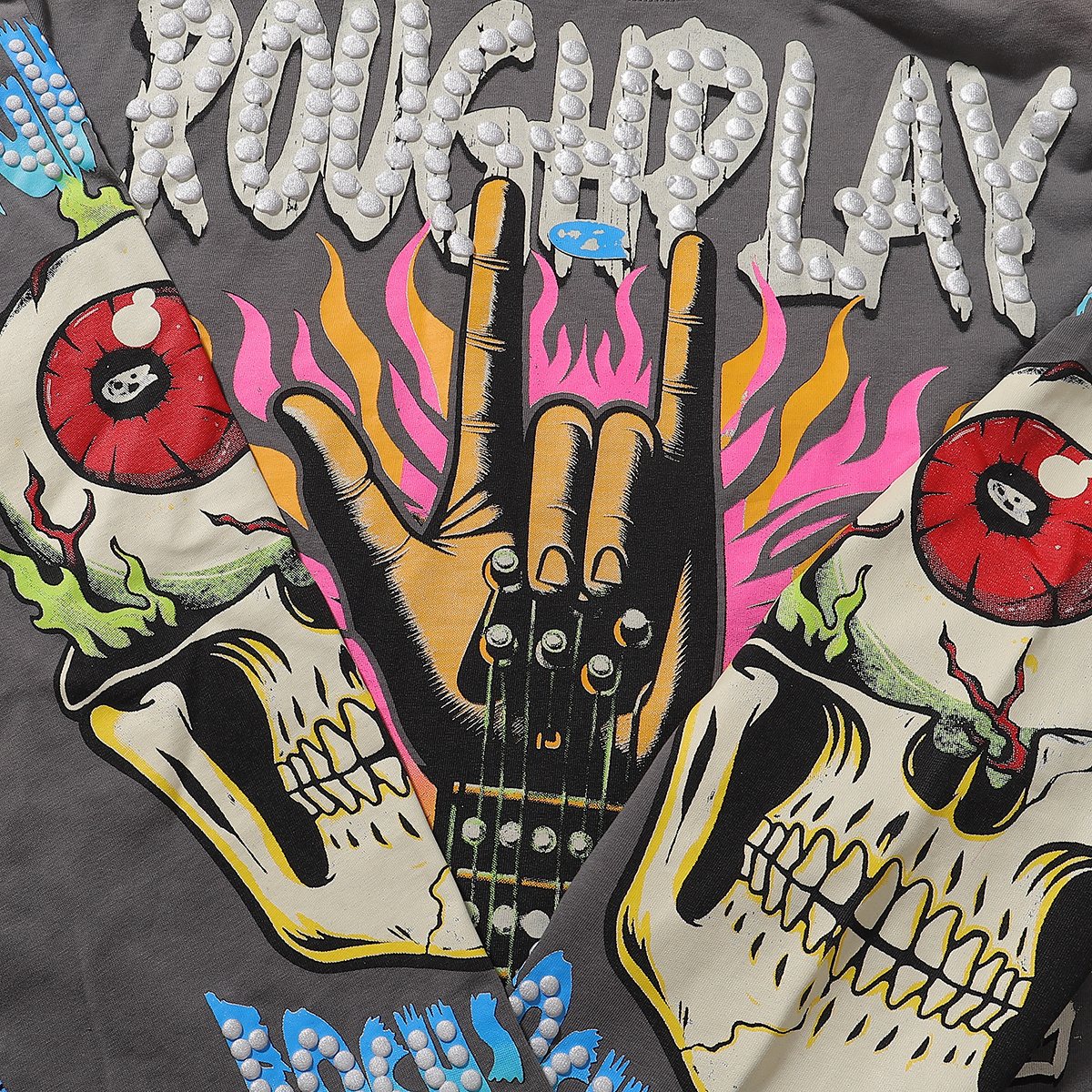 Rough Play Rock Graphic Long-Sleeve T-Shirt — detail