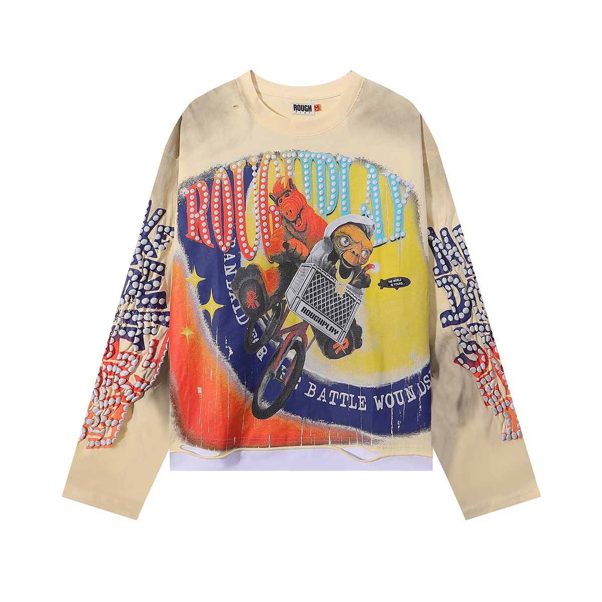 Rough Play E.T Graphic Long-Sleeve T-Shirt — front