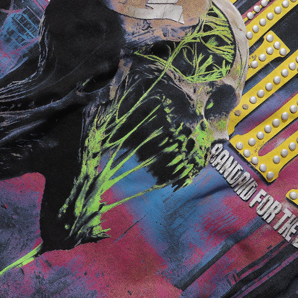 Rough Play Slime Skull Graphic Long-Sleeve T-Shirt — detail