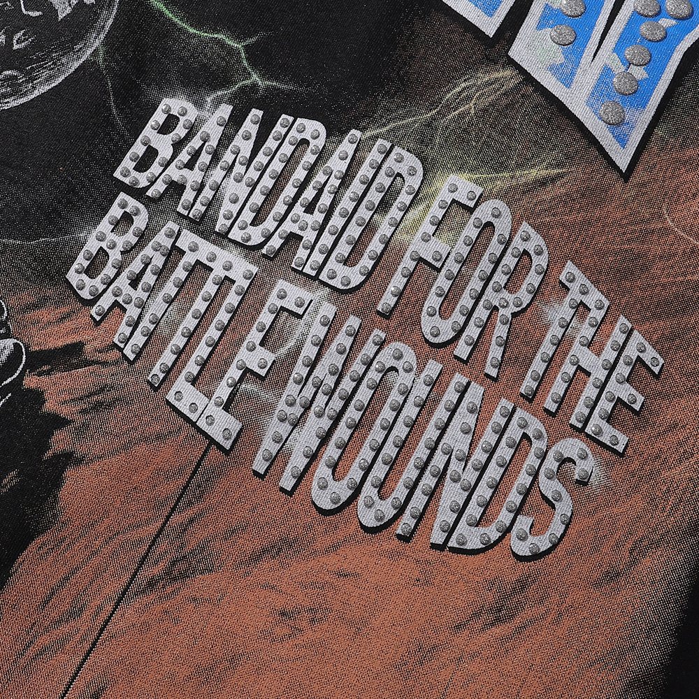 Rough Play Skull Shock Long-Sleeve T-Shirt — detail