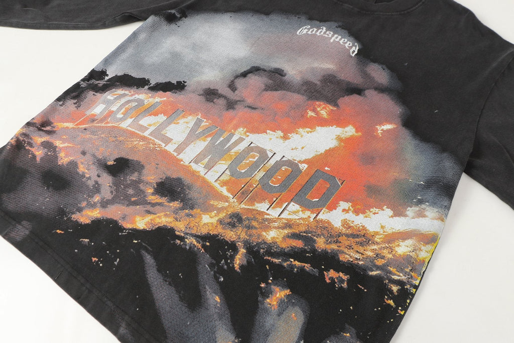Godspeed Hollywood Graphic Long-Sleeve T-Shirt — detail