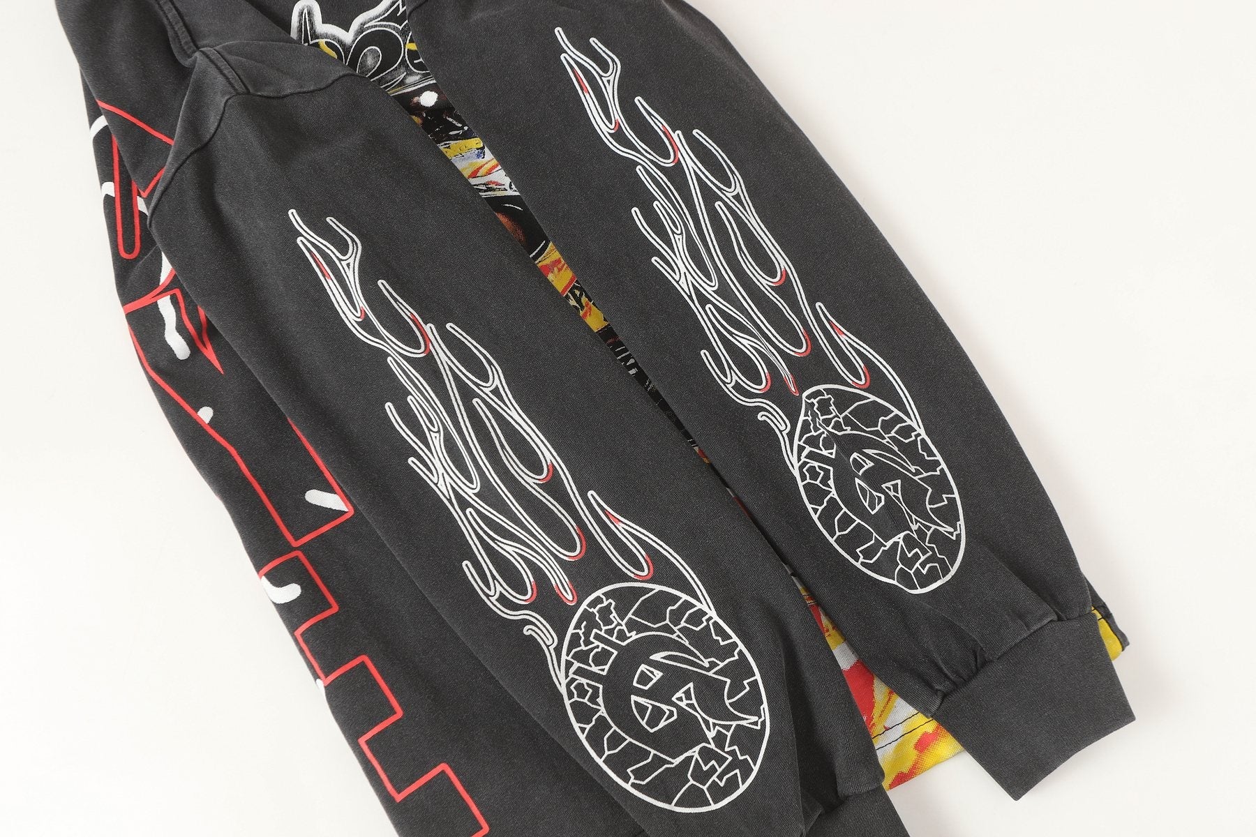 Godspeed Racing Skull Graphic Long-Sleeve T-Shirt — detail
