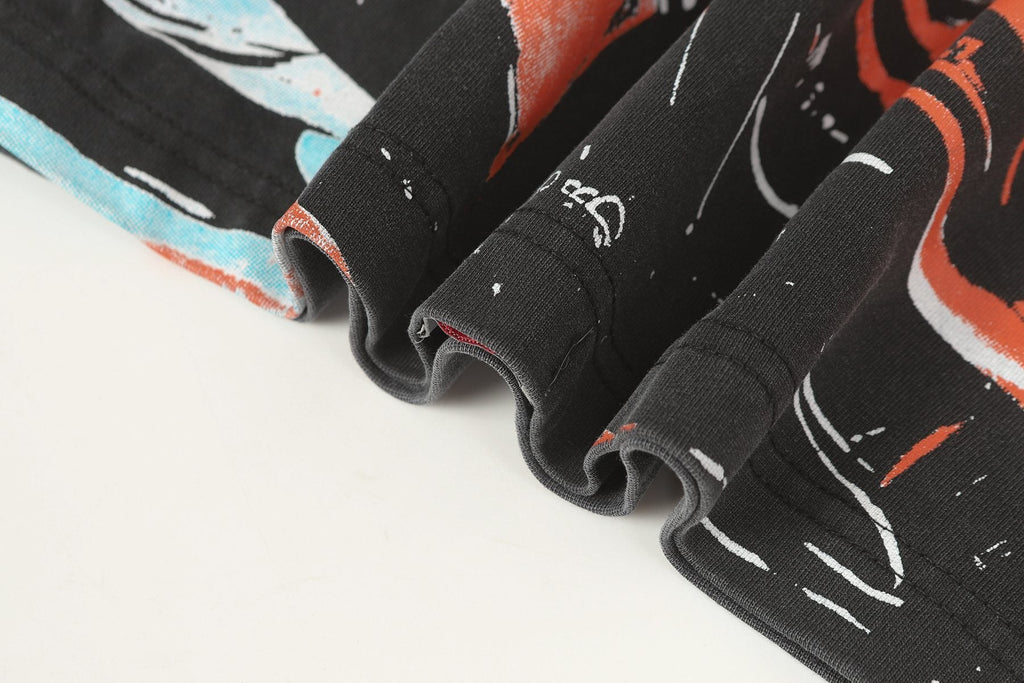 Godspeed Washed Black Rock Graphic Long-Sleeve T-Shirt — detail