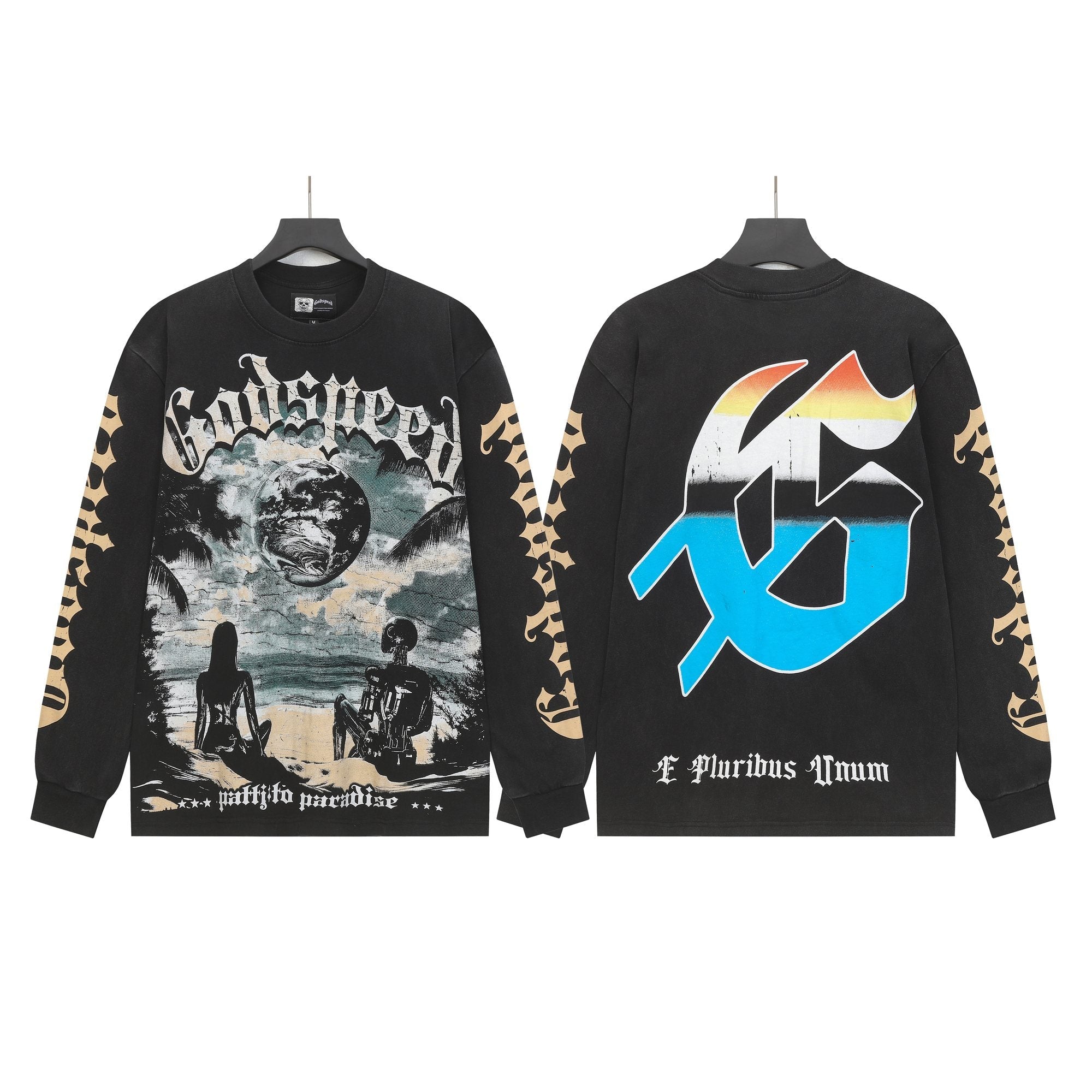 Godspeed Pacific Paradise Graphic Long-Sleeve T-Shirt — hero