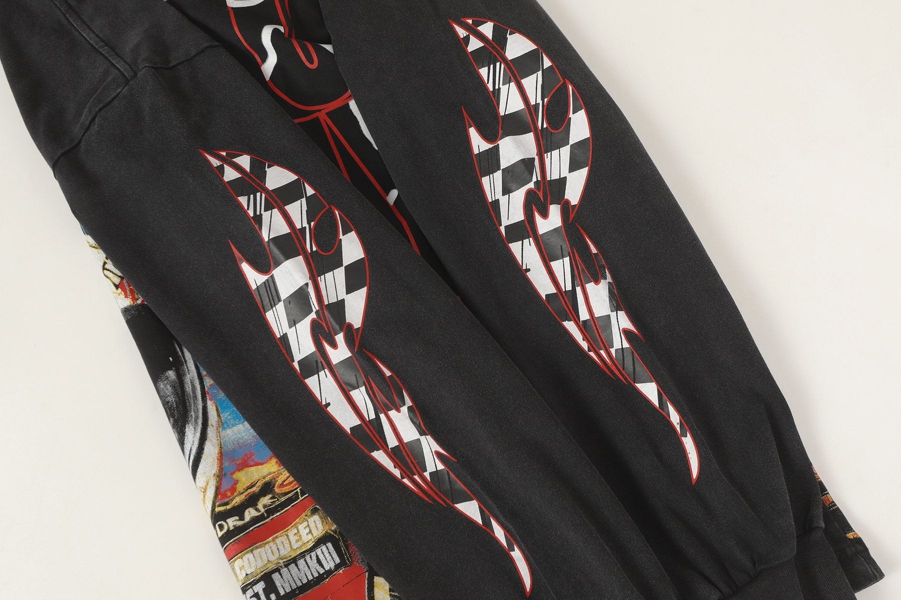Godspeed Racing Skull Graphic Long-Sleeve T-Shirt — detail