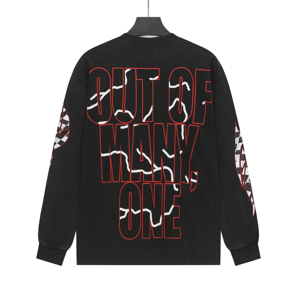 Godspeed Racing Skull Graphic Long-Sleeve T-Shirt — back