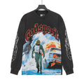 Godspeed Washed Black Rock Graphic Long-Sleeve T-Shirt — hero
