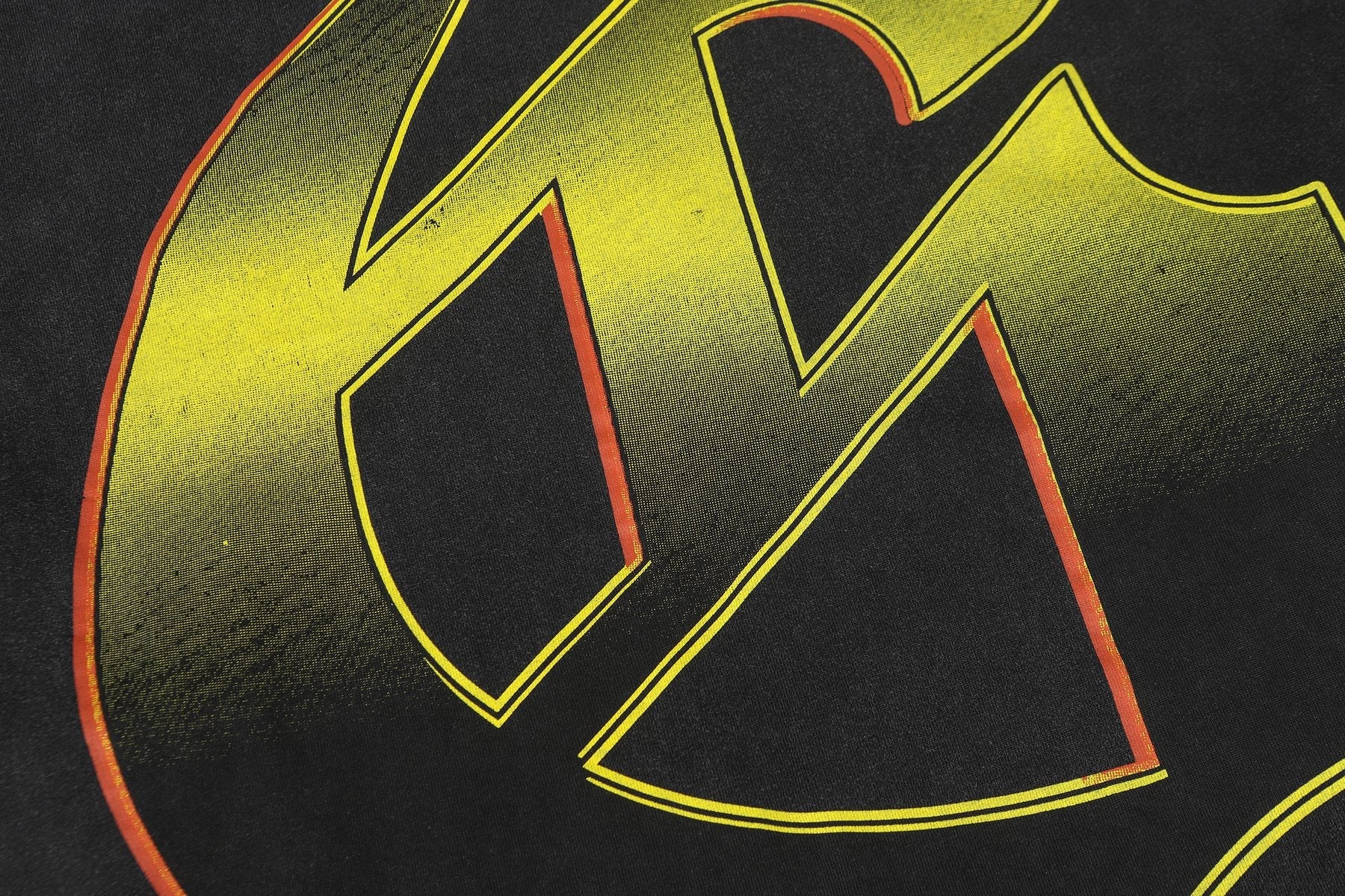 Godspeed Washed Black Racing Skull Long-Sleeve T-Shirt — detail