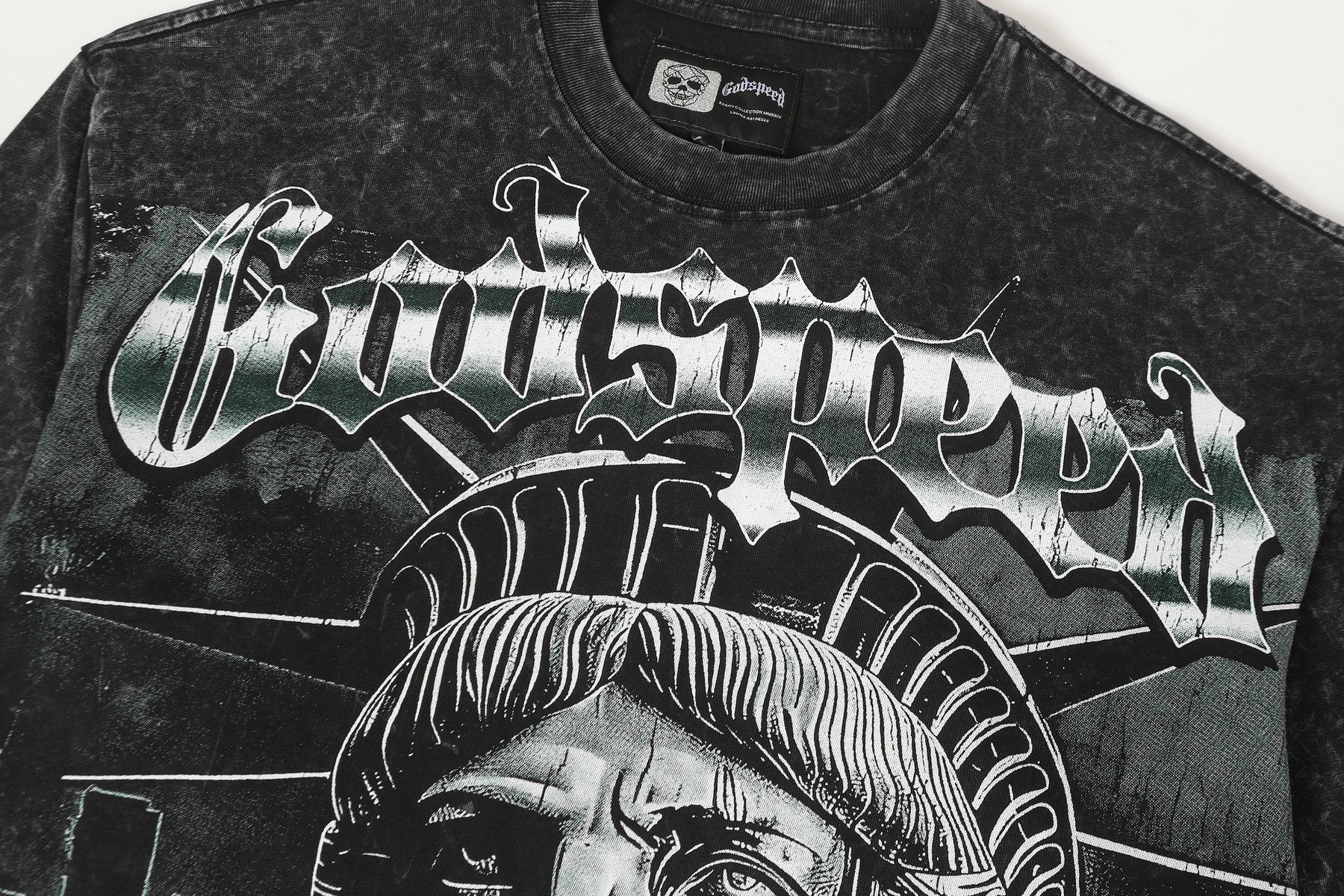 Godspeed Worldwide Tour Graphic Long-Sleeve T-Shirt — detail