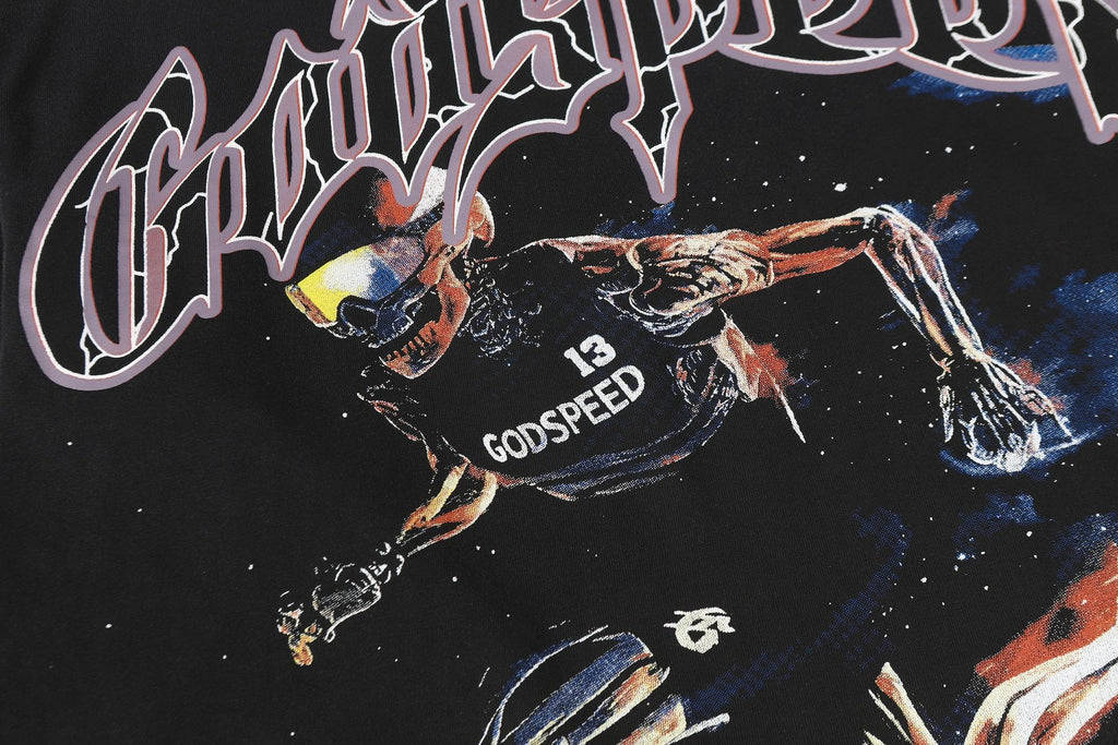 Godspeed Runner Graphic Long-Sleeve T-Shirt — detail
