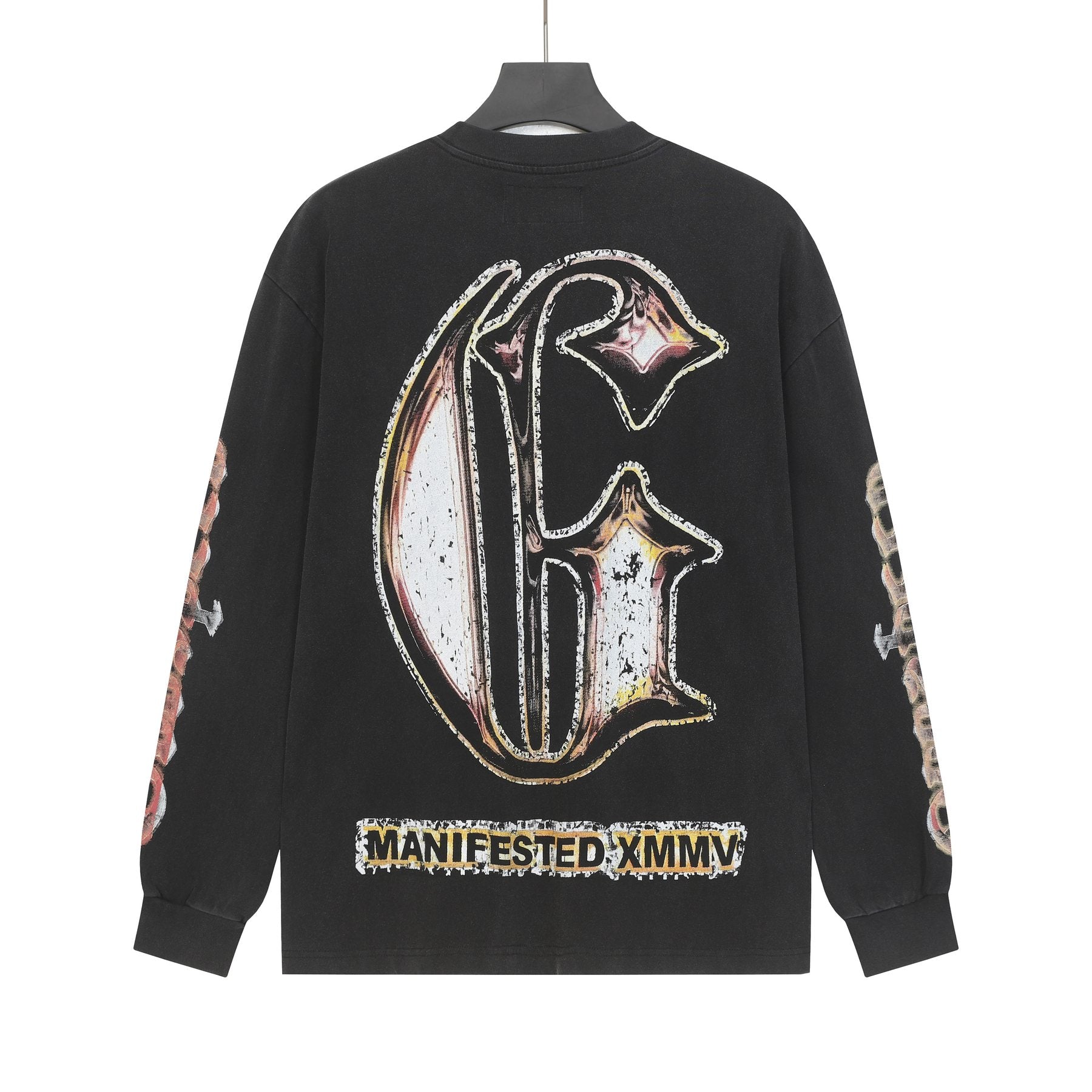 Godspeed Washed Rock Graphic Long-Sleeve T-Shirt — back
