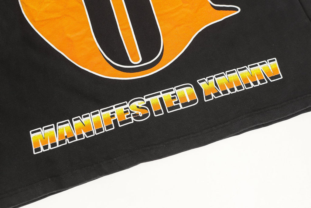 Godspeed Washed Black Skeleton Chess Graphic Long-Sleeve T-Shirt — detail