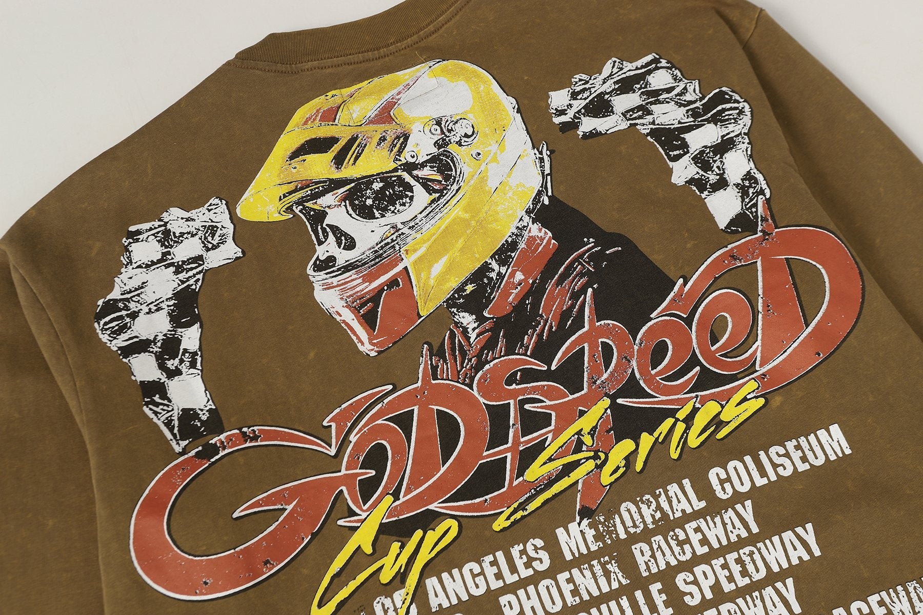 Godspeed Kleep Valley Racing Graphic Long-Sleeve T-Shirt — detail