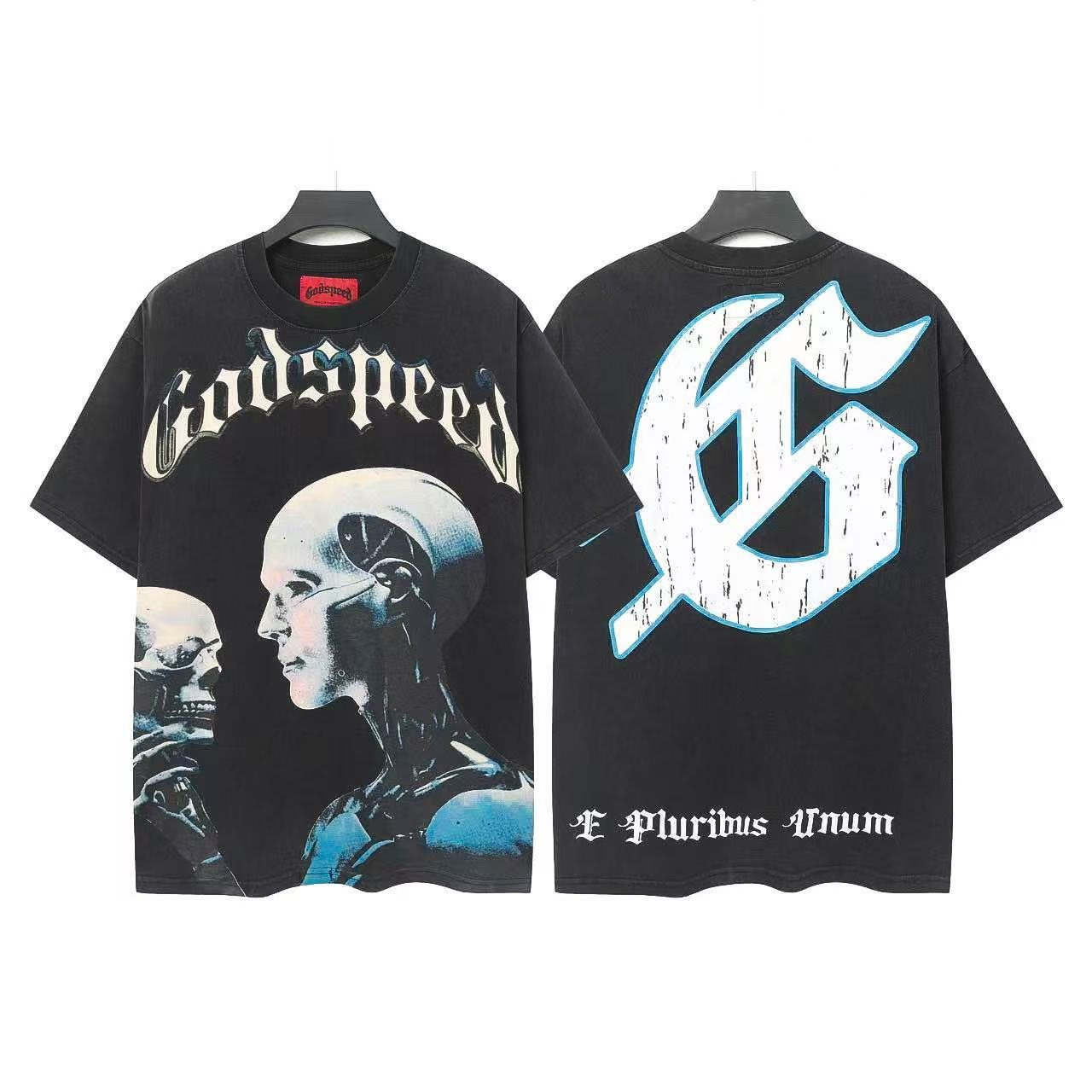 Godspeed Robot Graphic T-Shirt — front