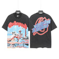 Godspeed Running Skeleton Beach Graphic T-Shirt — front