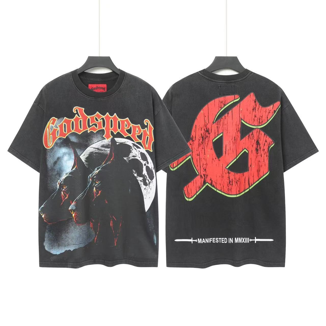 Godspeed Boxer Graphic T-Shirt — front