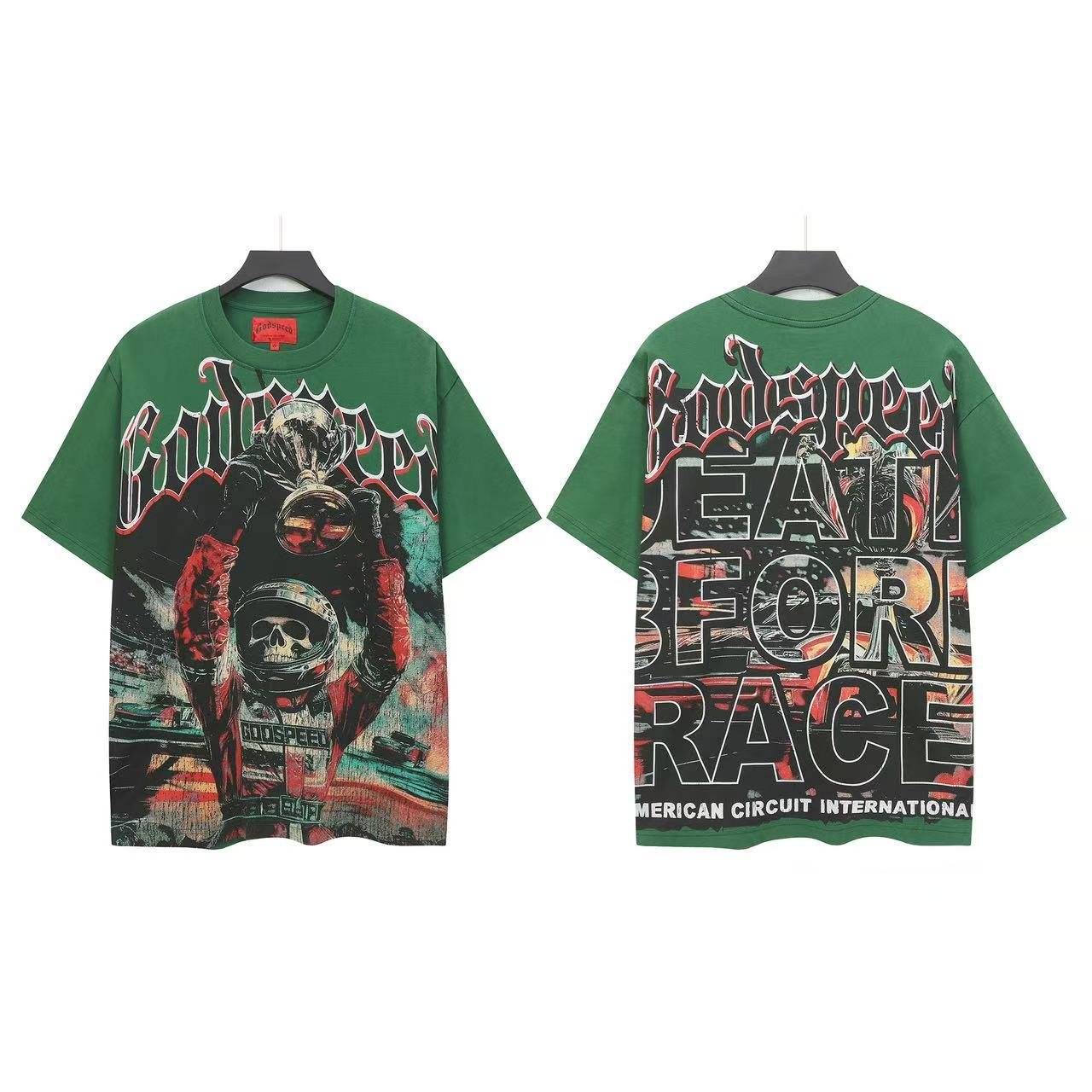 Godspeed Death Before Race Graphic T-Shirt — front