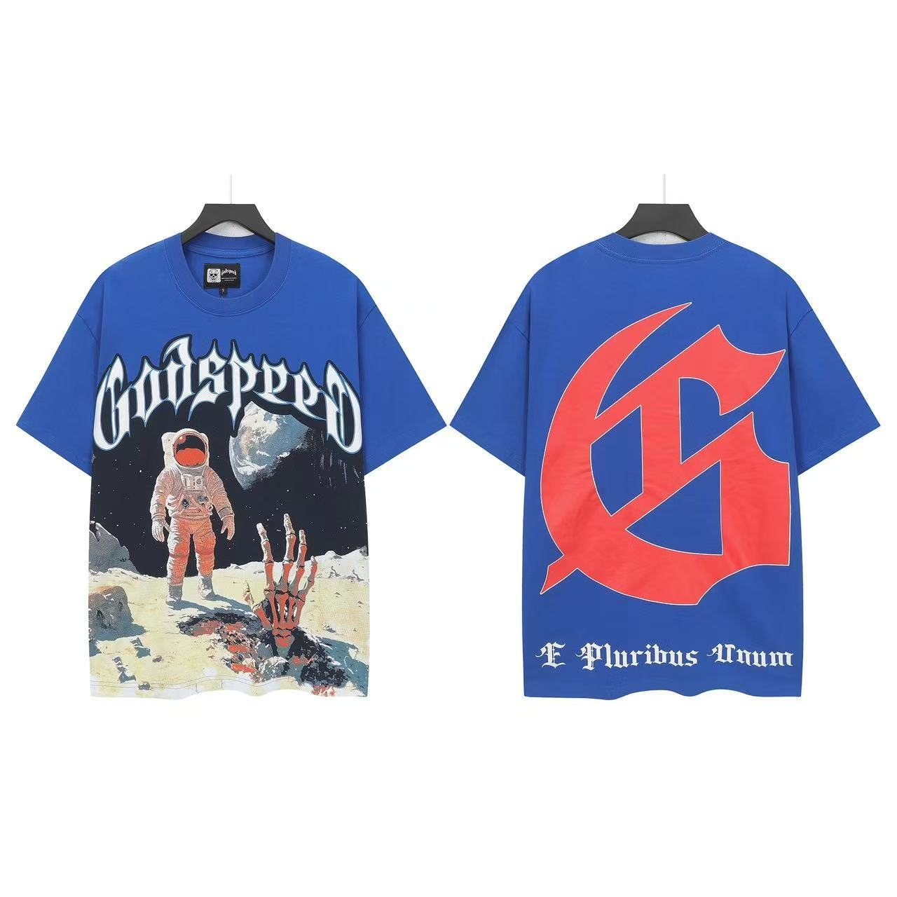 Godspeed Astronaut G Back Graphic T-Shirt — front
