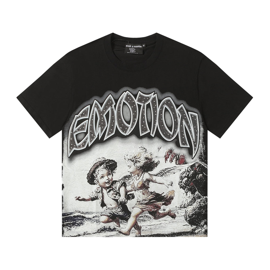 MIXED EMOTION Angel Beach Graphic T-Shirt — hero
