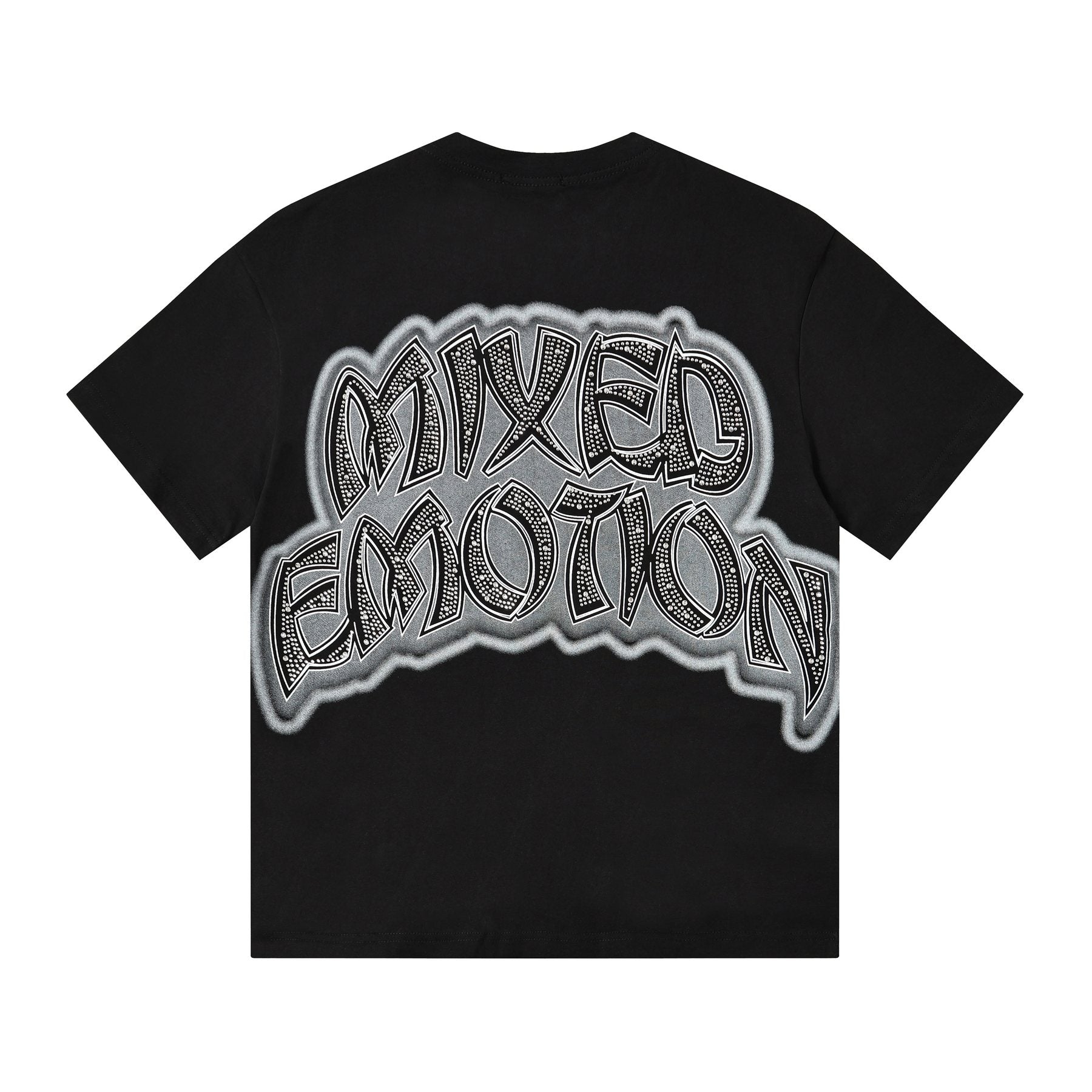 MIXED EMOTION Heat-Pressed Graphic T-Shirt — back