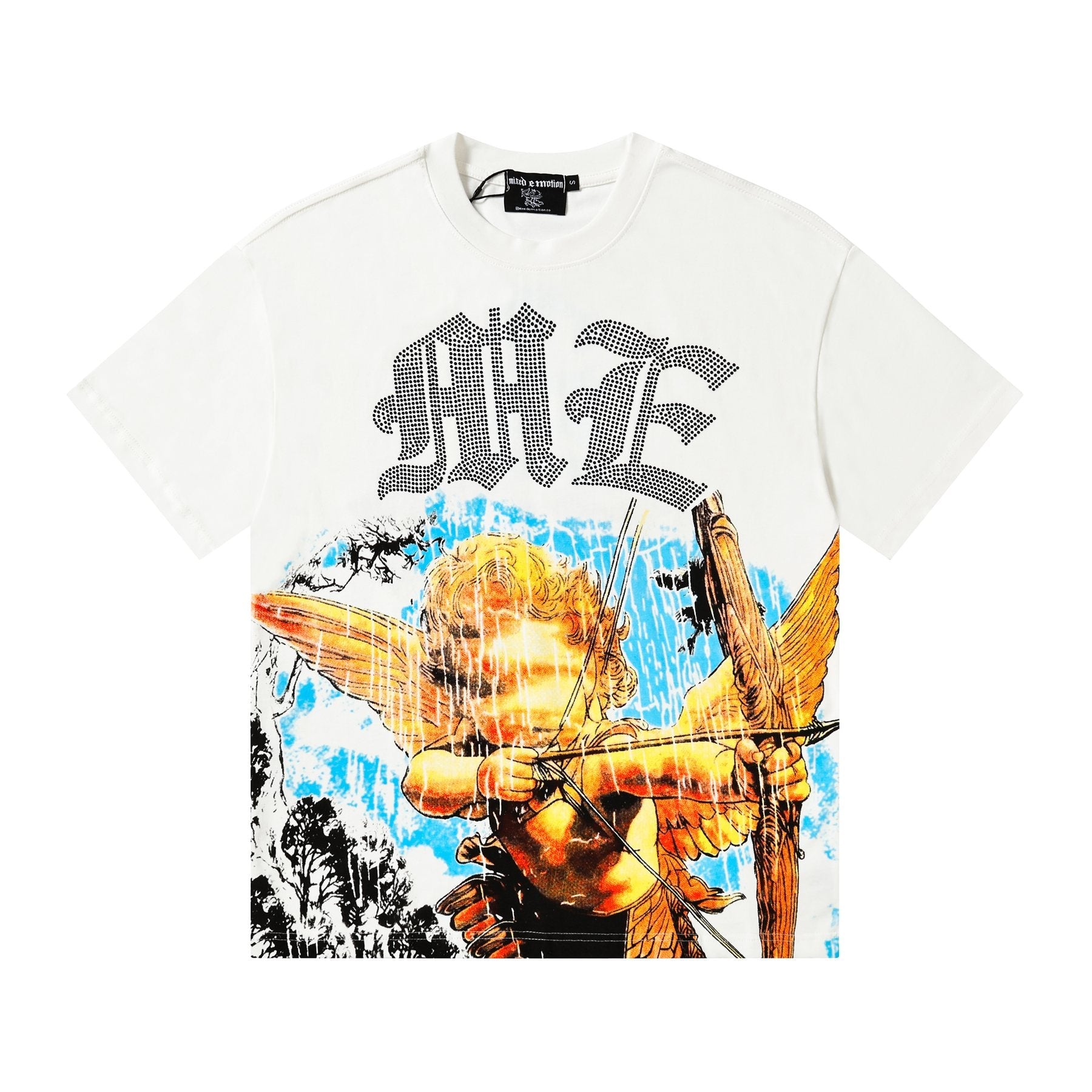 MIXED EMOTION Angel Dove Graphic T-Shirt — front