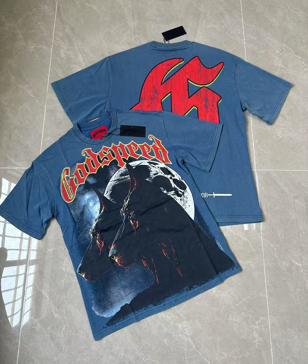 Godspeed Bull Graphic Short-Sleeve T-Shirt — context