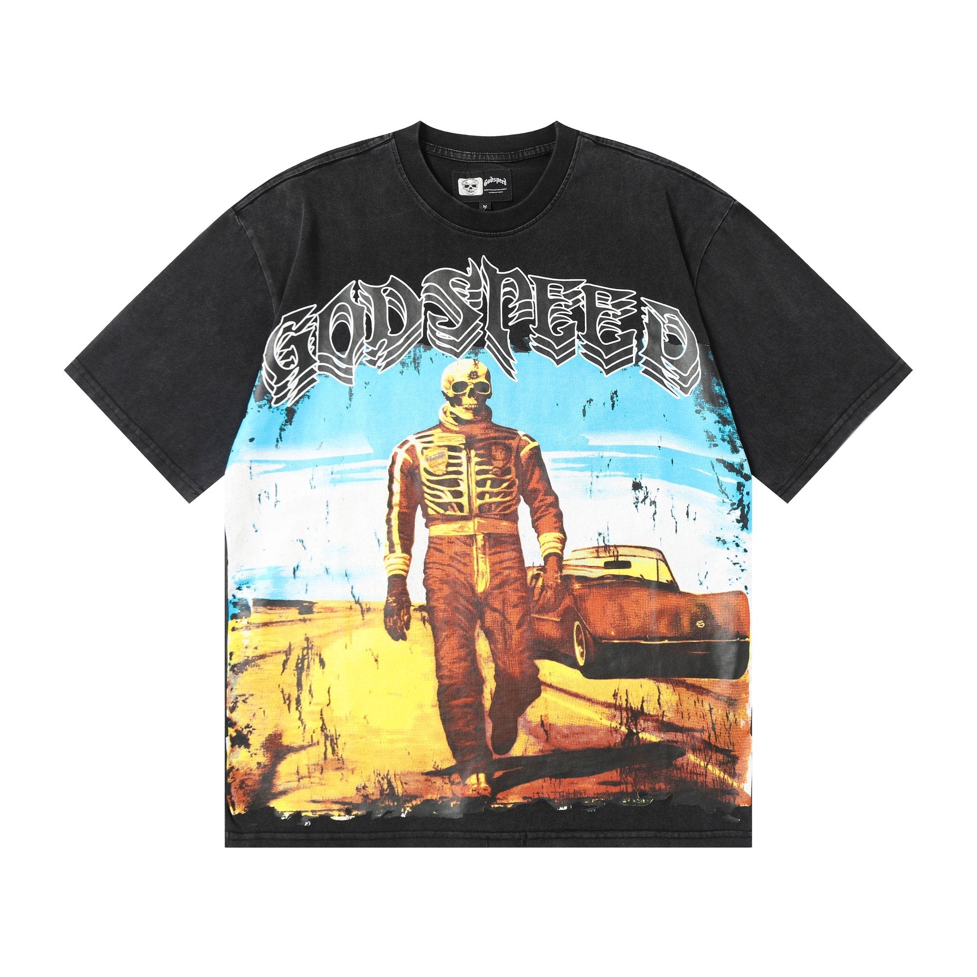 Godspeed Desert Skeleton Graphic Short-Sleeve T-Shirt — hero