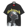 Godspeed Out of Many One Washed Black Graphic T-Shirt — hero