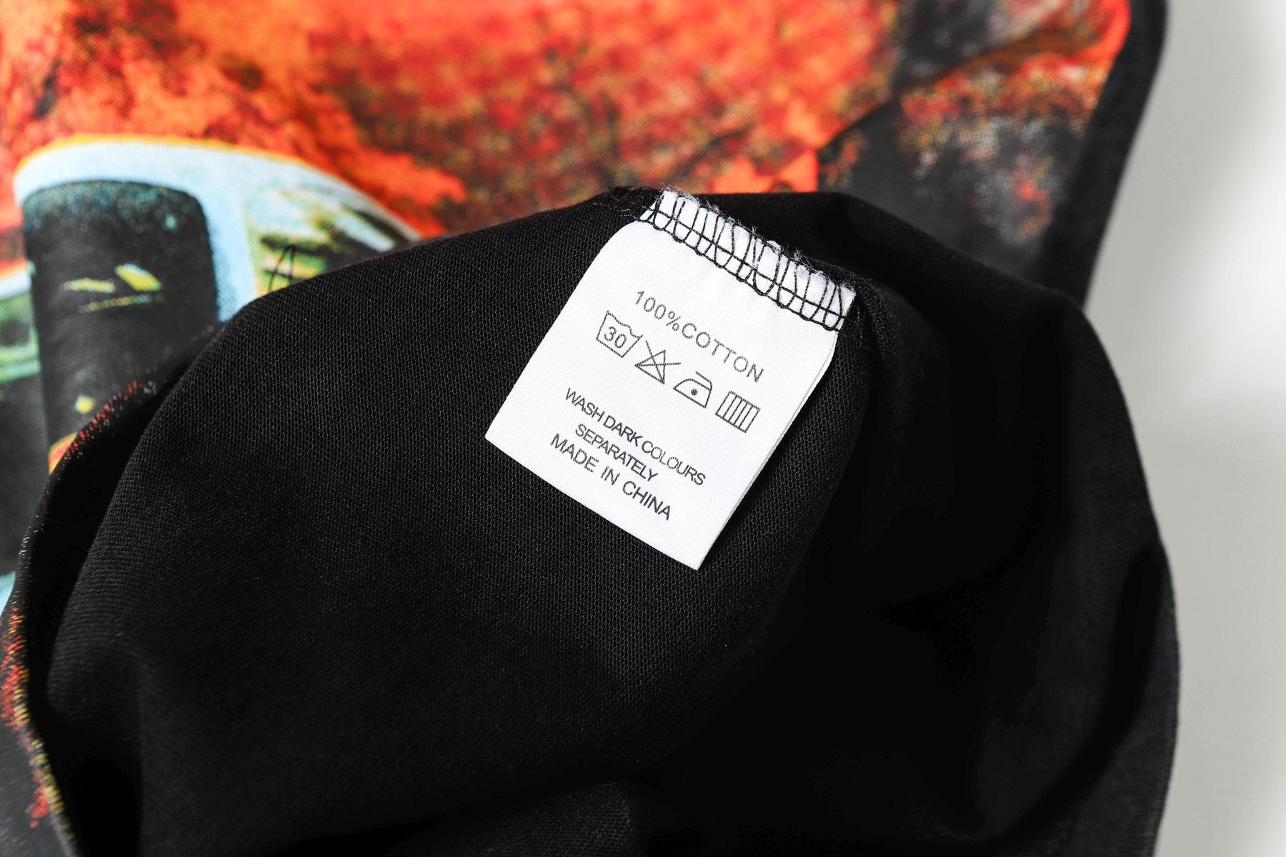 Godspeed Out of Many One Short-Sleeve Graphic T-Shirt — neck_label