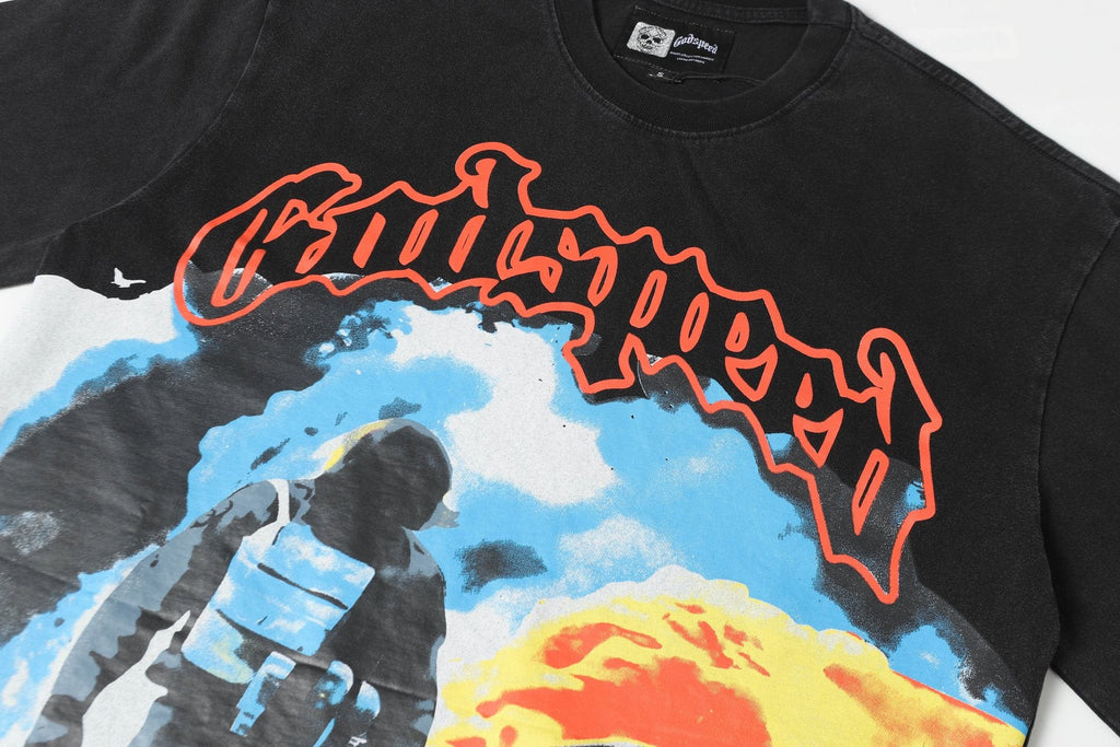 Godspeed Out Of Many One Graphic T-Shirt — detail