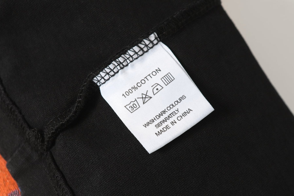Godspeed Washed Black Racing Car Graphic T-Shirt — neck_label