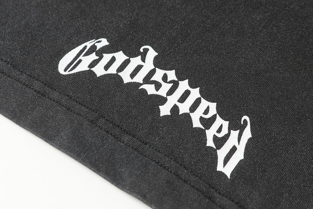 Godspeed Blue Skull Graphic T-Shirt — detail