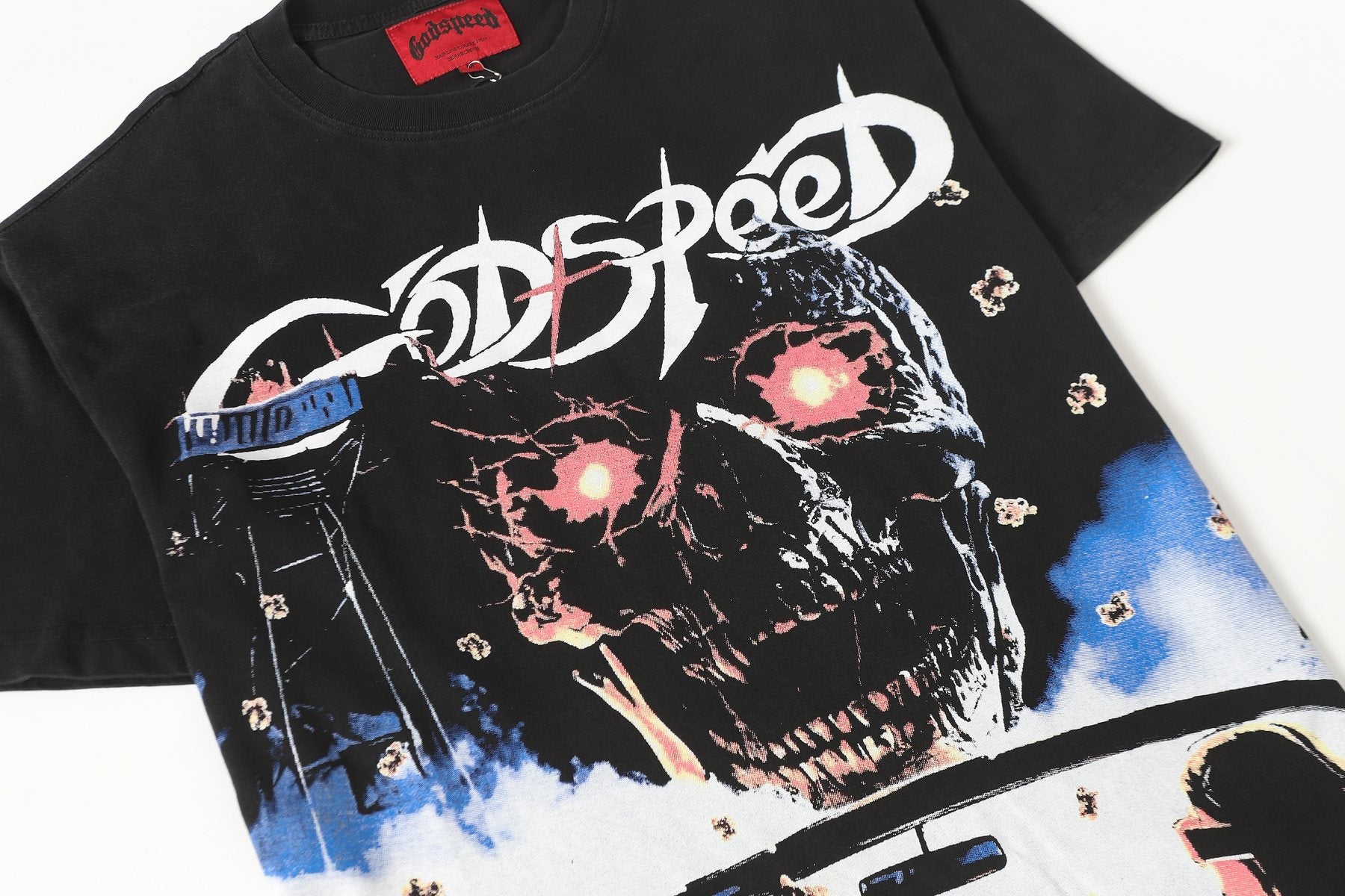 Godspeed Washed Rock Graphic T-Shirt — detail