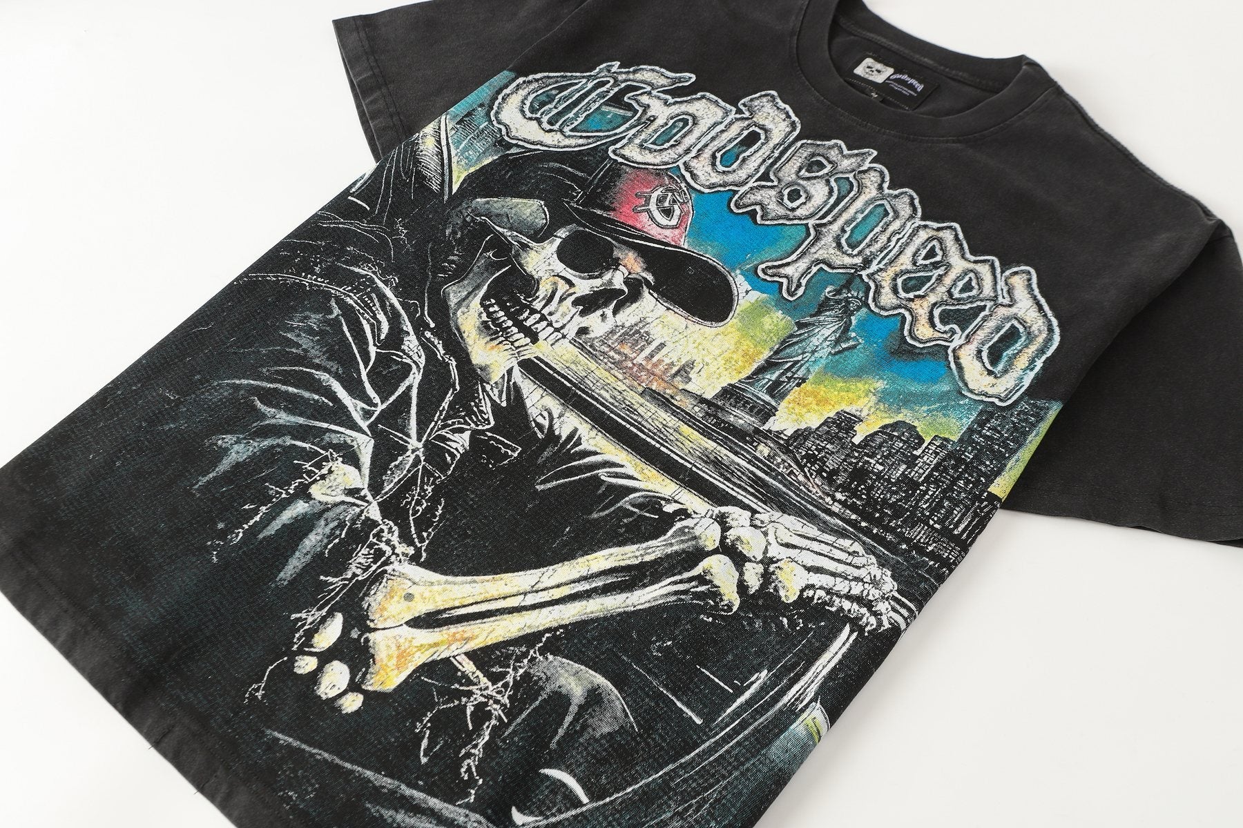 Godspeed Skull City Graphic T-Shirt — front