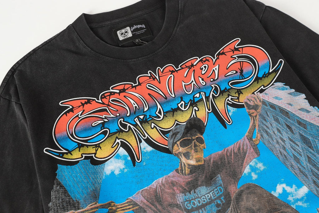 Godspeed Skate Graphic Short-Sleeve T-Shirt — detail